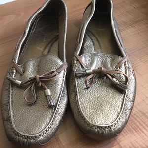 Cole Haan Gold metallic Womans flats